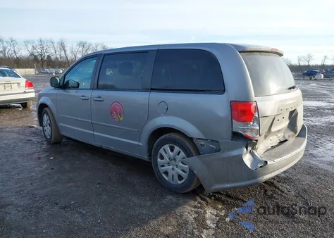 2017 Dodge Grand Caravan Se из США, поврежденный, VIN 2C4RDGBG6HR549380